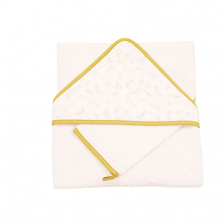 Sortie de bain et gant assorti