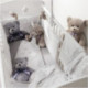 Couverture snow doublée imprimée My little bear